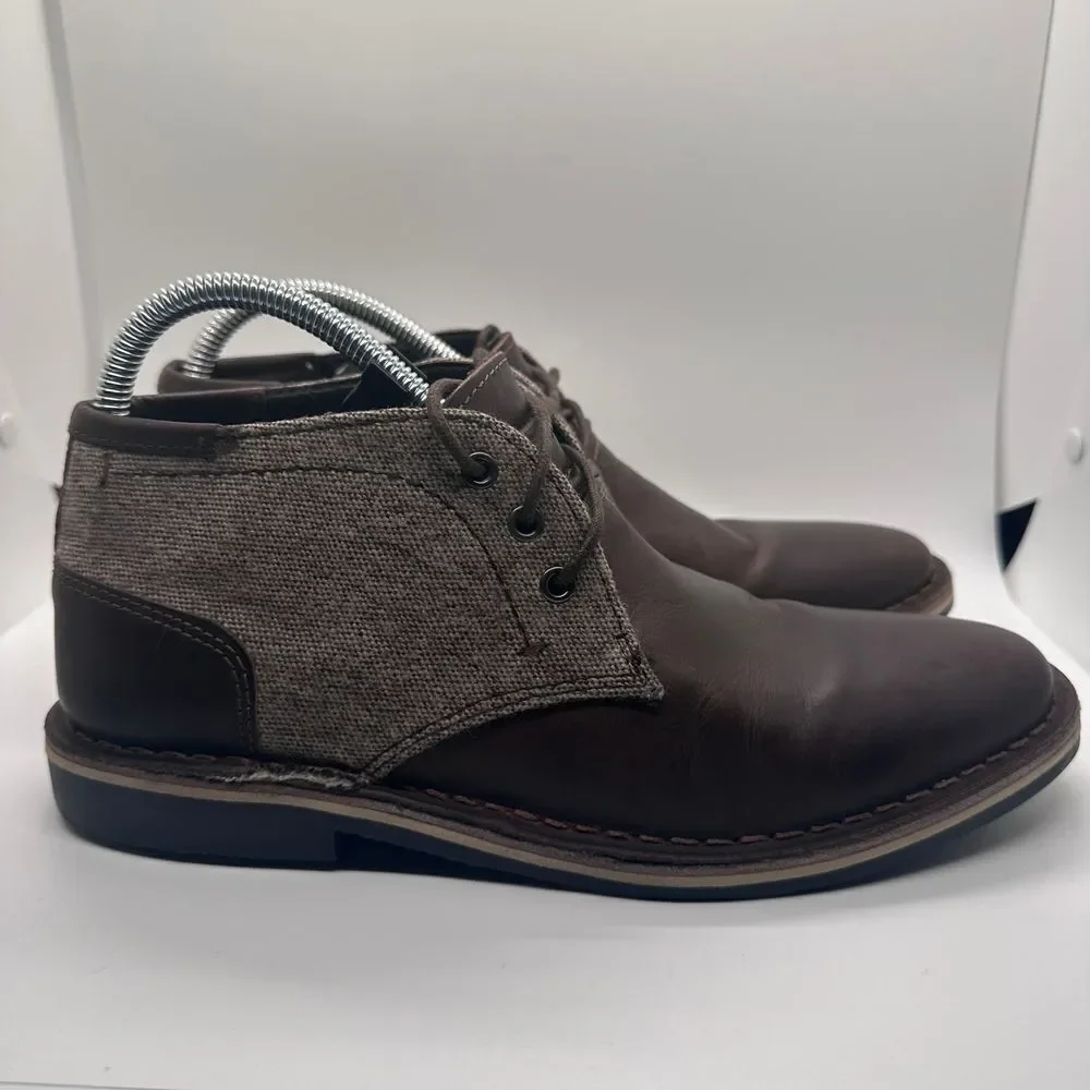 Steve Madden‎ Brown Chukka P-Iconik Boots size 7 Pre Owned